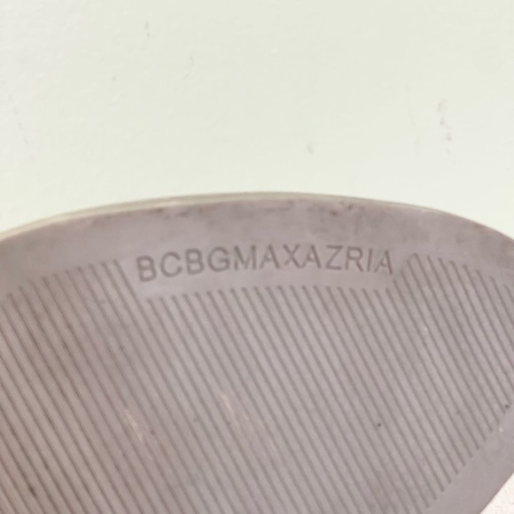 BCBGMAXAZRIA Womens Black Drawstring Real Rabbit Fur Stiletto Heel Boots Size 8M - Picture 8 of 12